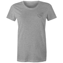 Load image into Gallery viewer, Monarch Beauty by Liv r - Women&#39;s Maple Tee