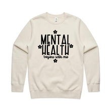 Load image into Gallery viewer, Mental health begins with me - crew neck sweatshirt