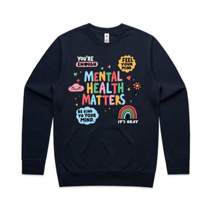 Mental health matters - crew neck sweatshirt