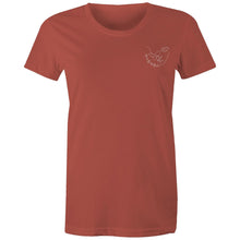 Load image into Gallery viewer, Monarch Beauty by Liv r - Women&#39;s Maple Tee