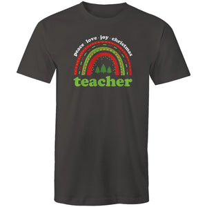 Teacher - Peace Love Joy Christmas