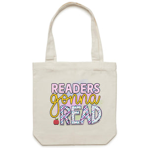 Readers gonna read - Canvas Tote Bag