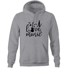 Load image into Gallery viewer, Love music - Pocket Hoodie Sweatshirt