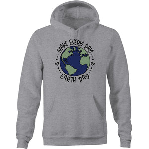Make every day earth day - Pocket Hoodie Sweatshirt