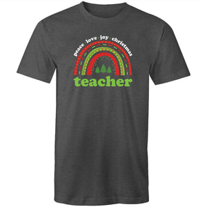 Teacher - Peace Love Joy Christmas