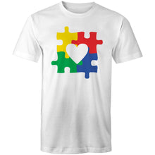 Load image into Gallery viewer, Autism puzzle heart