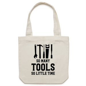 So many tools, so little time - Canvas Tote Bag