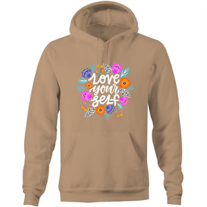 Love yourself - Pocket Hoodie Sweatshirt