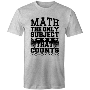 Math - the only subject that counts