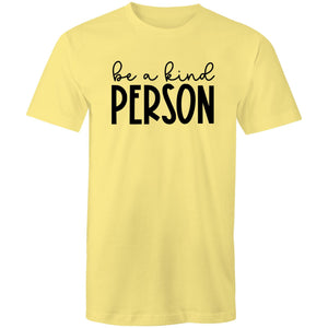 Be a kind person