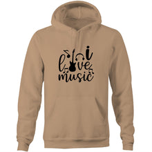 Load image into Gallery viewer, Love music - Pocket Hoodie Sweatshirt