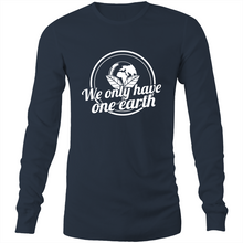 Load image into Gallery viewer, We only have one earth Long Sleeve T-Shirt