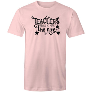 Teachers always make the nice list