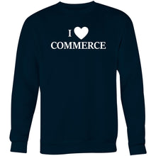 Load image into Gallery viewer, I love commerce - Crew Sweatshirt