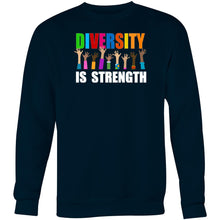 Load image into Gallery viewer, Diversity is strength - Crew Sweatshirt