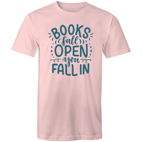 Books fall open you fall in