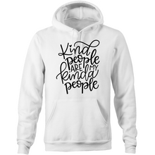 Load image into Gallery viewer, Kind people are my kind of people - Pocket Hoodie Sweatshirt