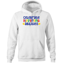 Load image into Gallery viewer, Celebrate different abilities - Pocket Hoodie Sweatshirt