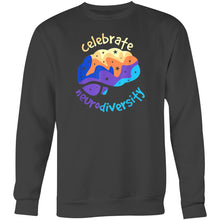 Load image into Gallery viewer, Celebrate neurodiversity - Crew Sweatshirt