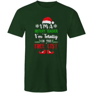 I'm a history teacher I'm totally on the nice list