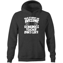 Load image into Gallery viewer, This is what an awesome economics teacher looks like - Pocket Hoodie Sweatshirt