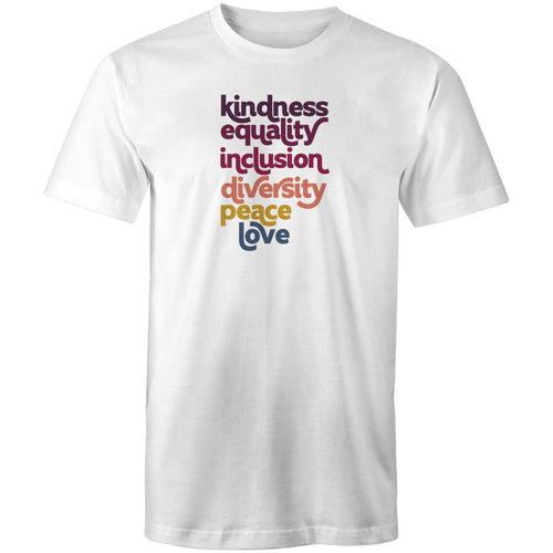 Kindness Equality Inclusion Diversity Peace Love