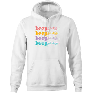 Keep going - Pocket Hoodie Sweatshirt