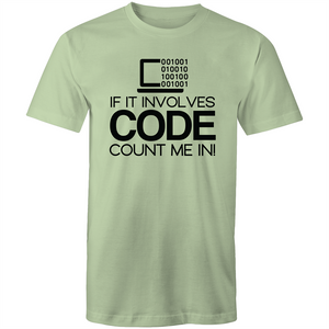 If it involves CODE - count me in
