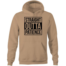 Load image into Gallery viewer, Straight outta patience - Pocket Hoodie Sweatshirt
