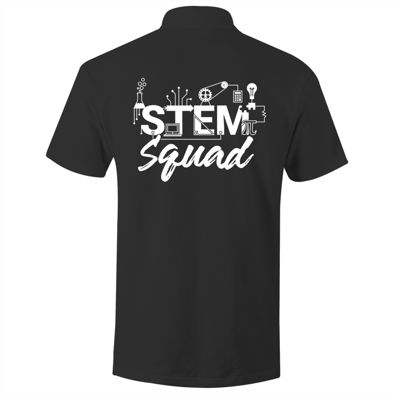 STEM Squad - S/S Polo Shirt (print on back of shirt)