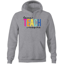 Load image into Gallery viewer, Love Teach Inspire - Pocket Hoodie Sweatshirt