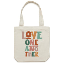 Load image into Gallery viewer, Love one another - Canvas Tote Bag