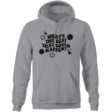 Load image into Gallery viewer, What&#39;s the best that could happen? - Pocket Hoodie Sweatshirt