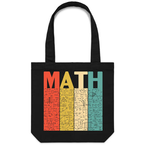 Math - Canvas Tote Bag