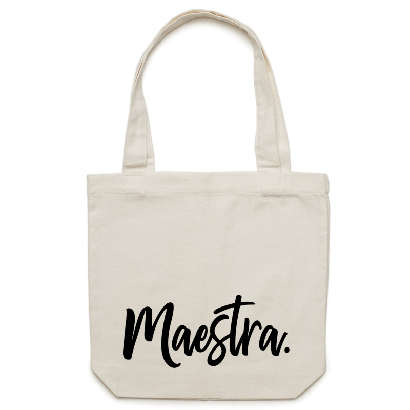 Maestra - Canvas Tote Bag