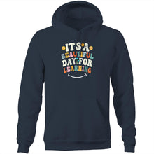 Load image into Gallery viewer, It&#39;s a beautiful day for learning - Pocket Hoodie Sweatshirt