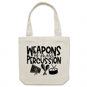 Weapons of mass percussion - Canvas Tote Bag