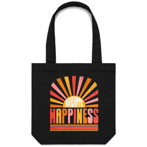 Radiate happiness - Canvas Tote Bag