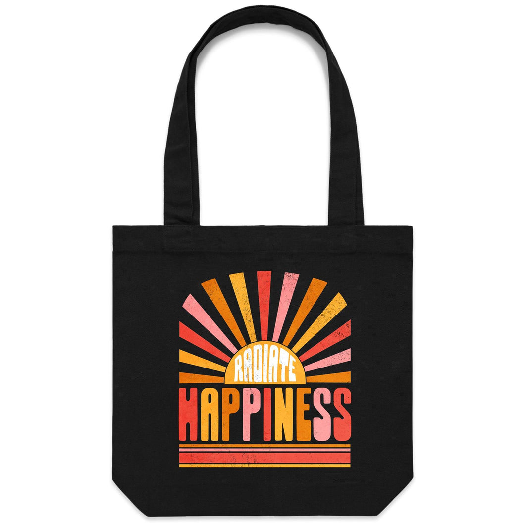 Radiate happiness - Canvas Tote Bag