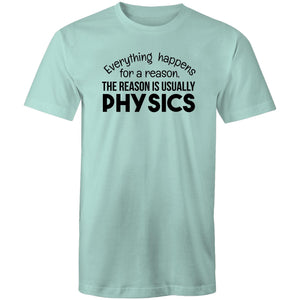 Everything happens for a reason, the reason is usually physics