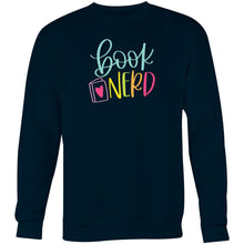 Load image into Gallery viewer, Book nerd - Crew Sweatshirt