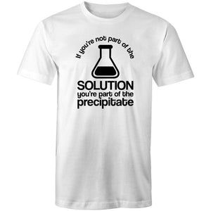 If you're not part of the solution you're part of the precipitate