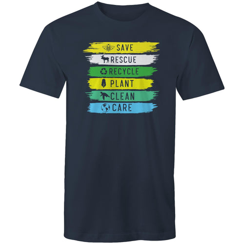 Save Rescue Recycle Plant Clean Care