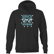 Load image into Gallery viewer, Always wear glasses to math class they help with division - Pocket Hoodie Sweatshirt