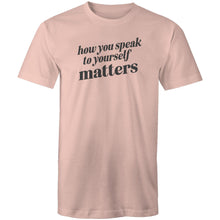 Load image into Gallery viewer, How you speak to yourself matters