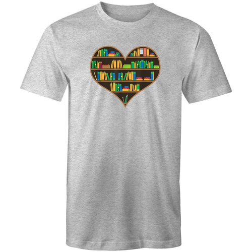 Bookshelf heart