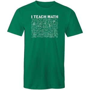 I teach math