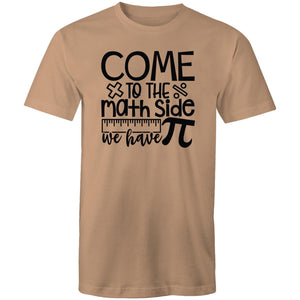 Come to the math side we have pi