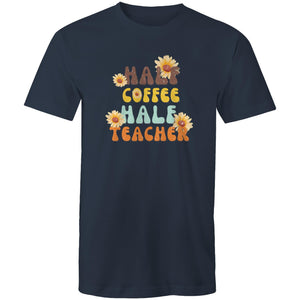Half coffee half teacher