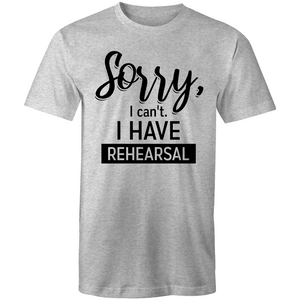 Sorry, I can't. I have rehearsal
